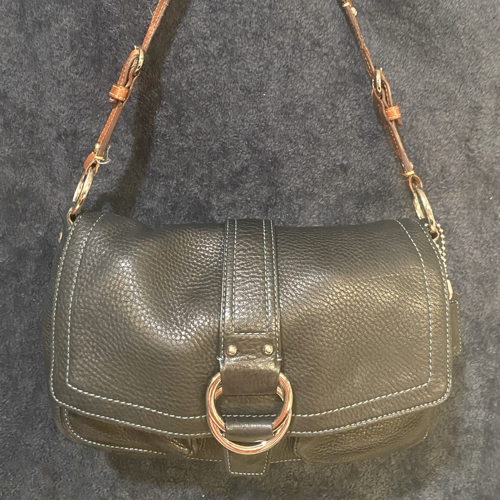 Coach Chelsea Black Leather Handbag